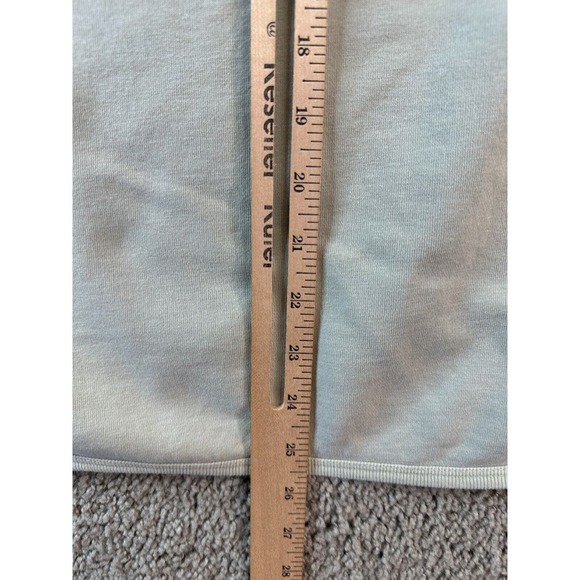 VINTAGE Maine Sweatshirt Womens Large Green Blue Tree Line Pullover Ladies FLAW - Picture 9 of 11